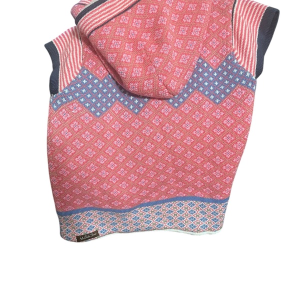 Matilda Jane Girls’ Hooded Knit Vest | Size 8 | Boho Sherpa Lined - Picture 5 of 6